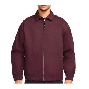 NWT$125 Nike SB Woven Twill Premium Skate Jacket Men’s Large Burgundy